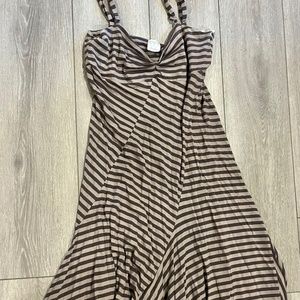 Ella Moss striped maxi dress size L